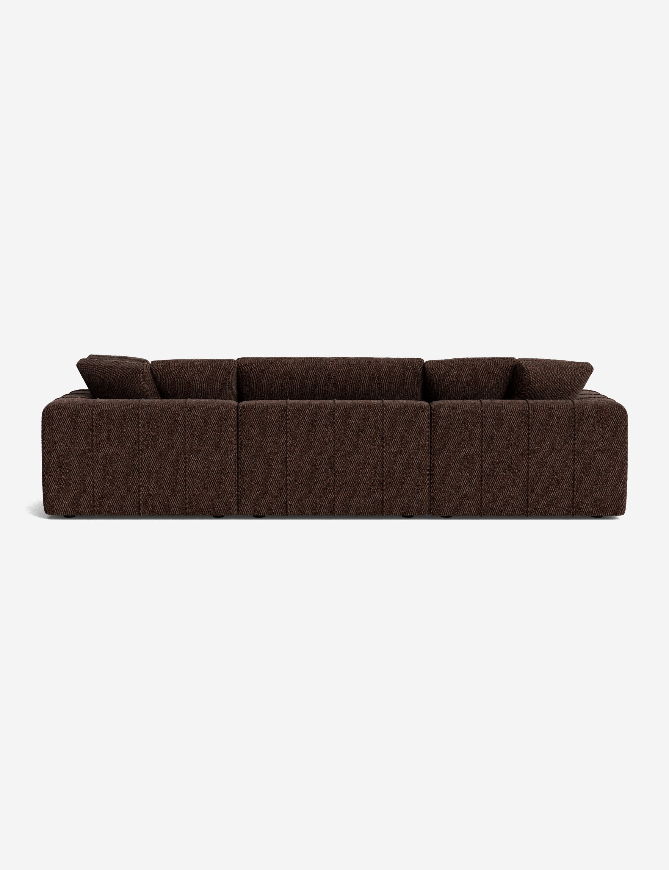 Modern Capella Sofa - Comfortable Fabric Sectional Couch for Living Room, Lounge & Family Room - Stylish Home Furniture for Relaxing & Entertaining
