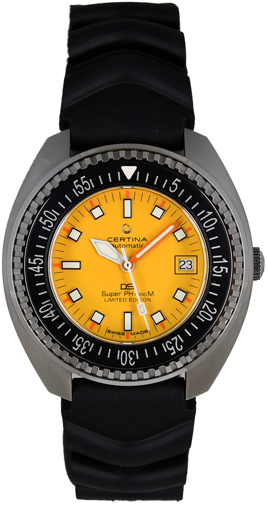 Certina DS Super PH1000M Limited Edition C024.907.17.281.10 Dive Watch - 1000M Water Resistant Swiss Automatic Movement - Pre-Owned Luxury Watch for Men - Perfect for Professional Diving, Water Sports & Collectors