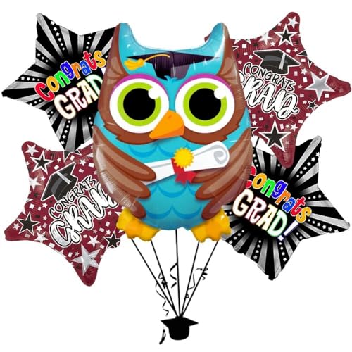 Grad Owl Burgundy