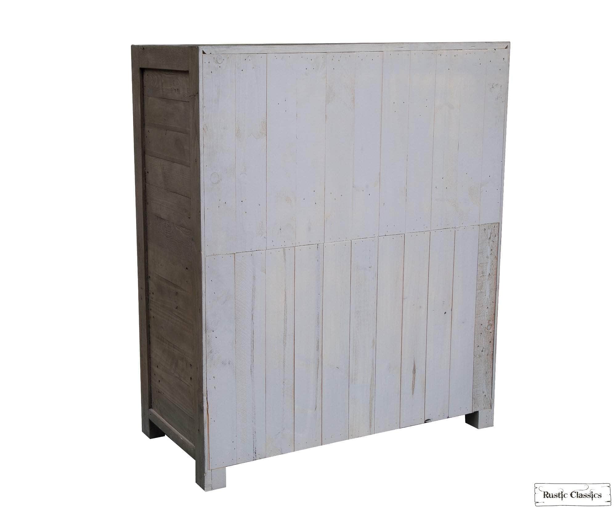 Whistler Reclaimed Wood 6-Drawer Dresser in Grey - Rustic Bedroom Storage Solution for Master Bedroom or Guest Room