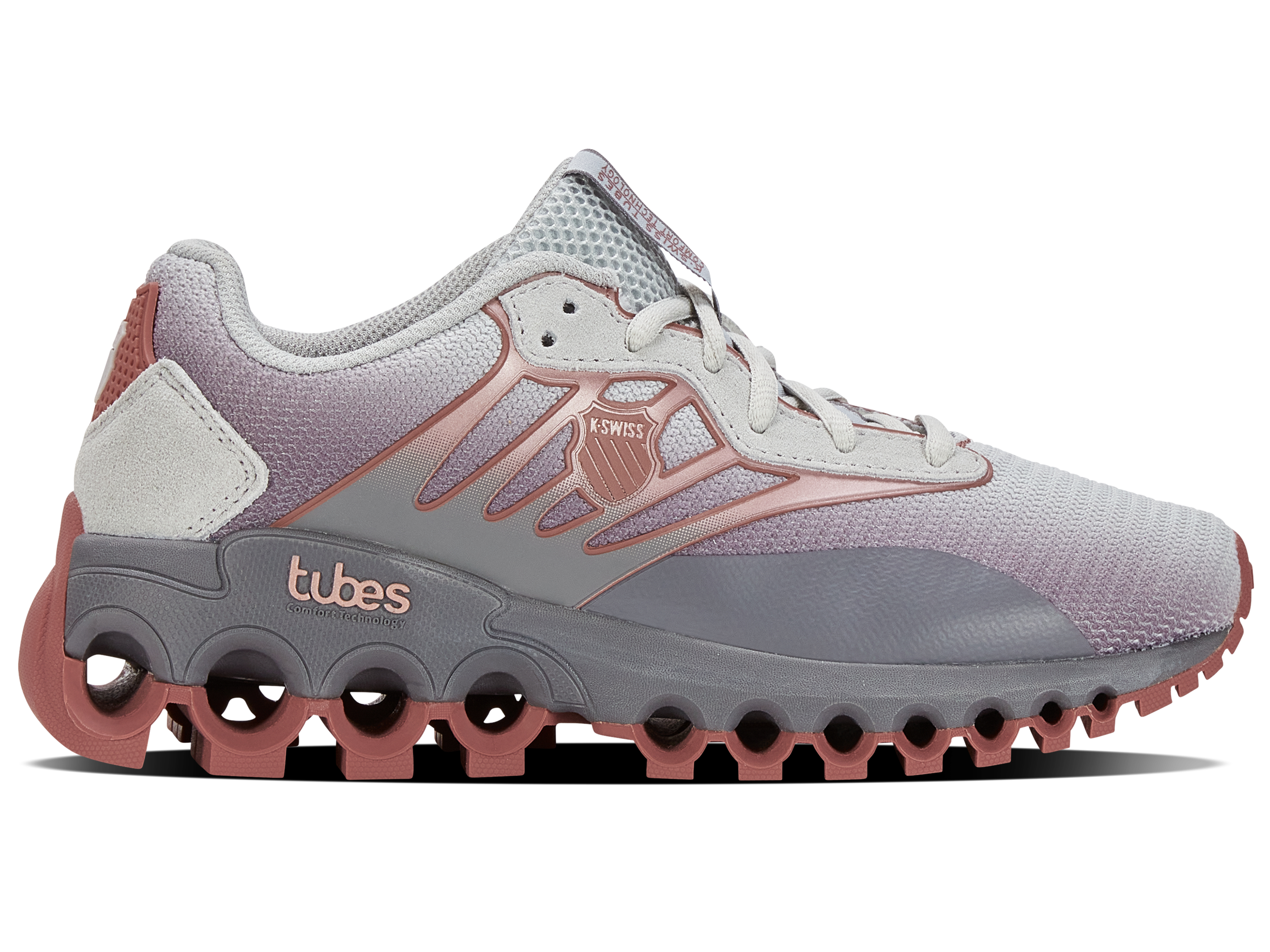 97924 083 M | Sport Tubes in Gray Violet/Charcoal/Withered Rose - Perfect for Running, Gym & Outdoor Activities