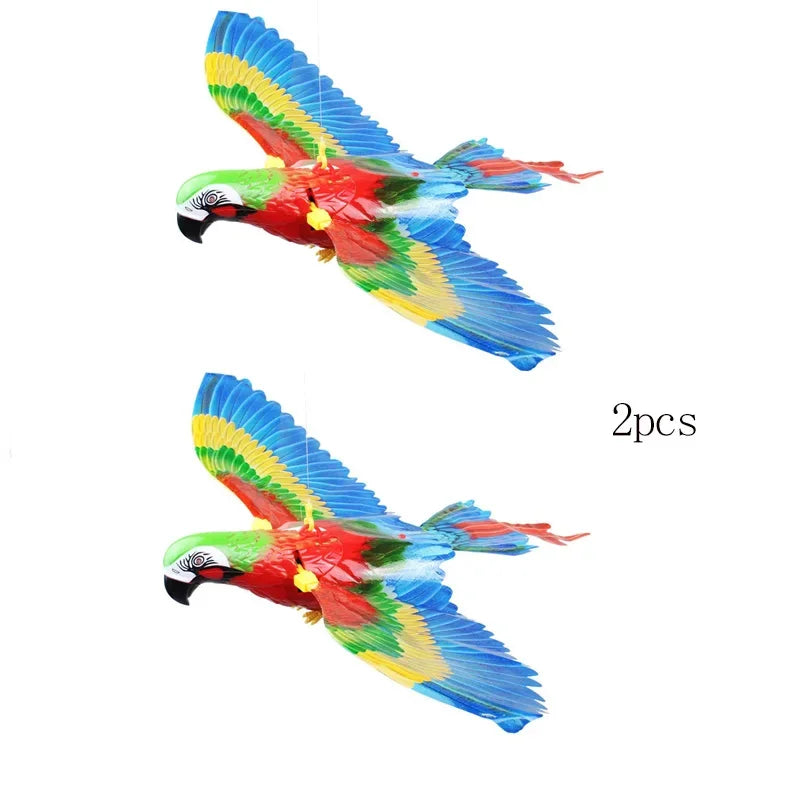 Electric Flying Eagle Interactive Cat Toy - Simulation Bird Hanging Toy for Indoor Play - Perfect for Exercise & Entertainment for Kittens & Adult Cats
