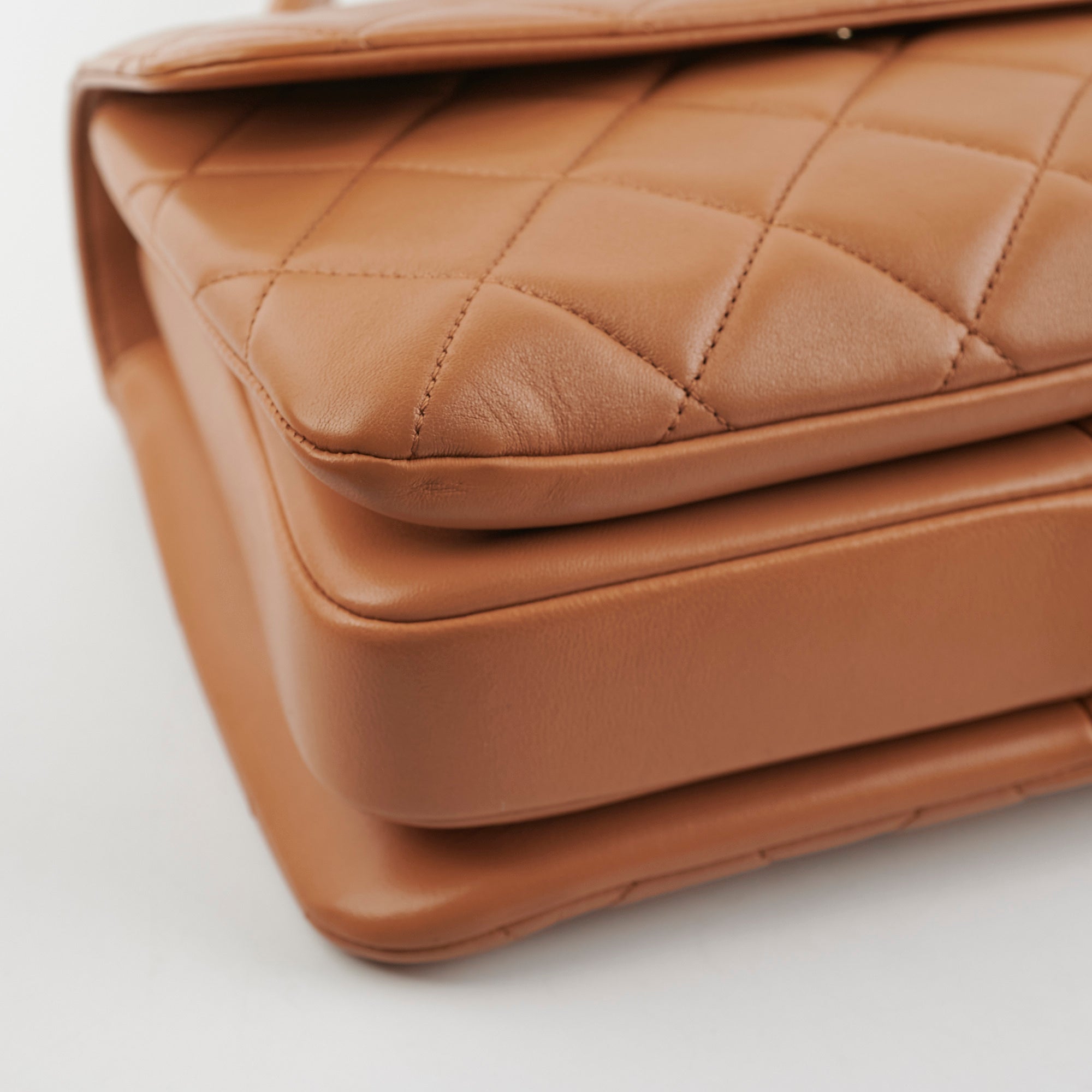 Chanel Trendy CC Quilted Leather Shoulder Bag in Caramel - Vintage Luxury Handbag for Women, Perfect for Date Nights & Special Occasions