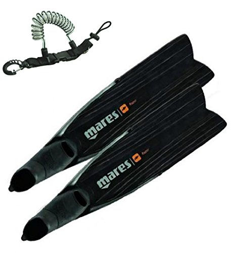 Mares Razor Pro Spearfishing & Freediving Fins - Long Blade Dive Fins with Lanyard Coil for Scuba Diving, Snorkeling & Underwater Hunting | Professional Gear for Ocean Adventures