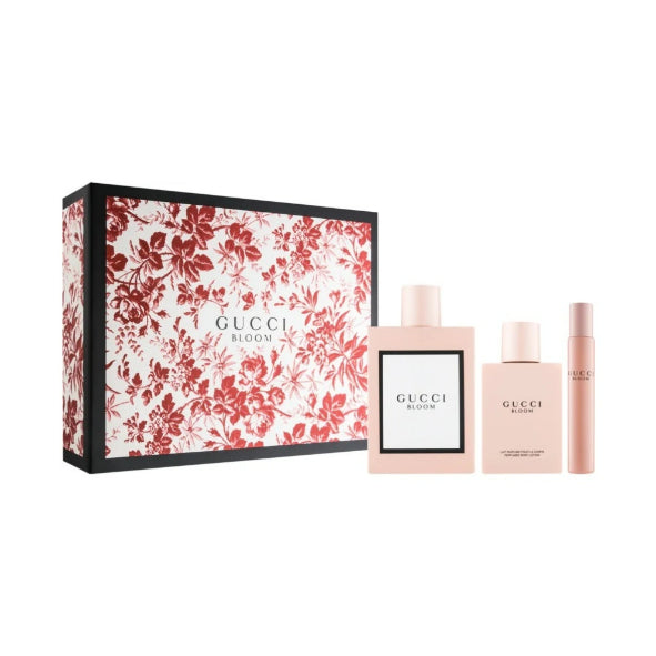 Bloom 3-Piece Eau De Parfum Set - 100ml Floral Fragrance for Women | Gift Idea for Her, Date Night & Special Occasions