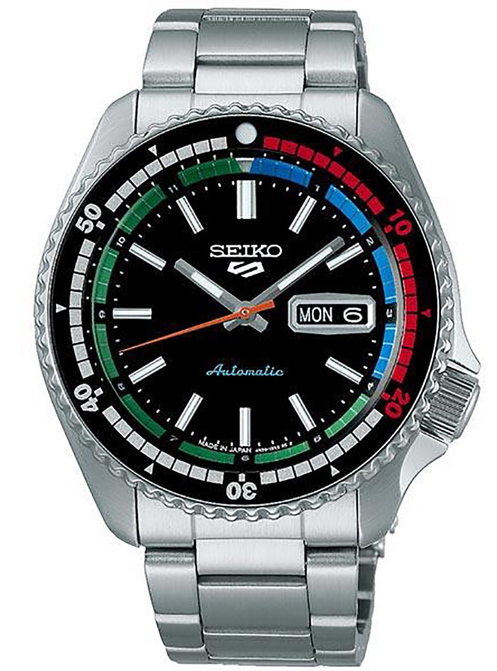 SEIKO 5 Sports Automatic Watch for Men - SKX Style SBSA221 Special Edition Japan Made JDM - Durable Dive Watch for Swimming, Diving & Outdoor Adventures
