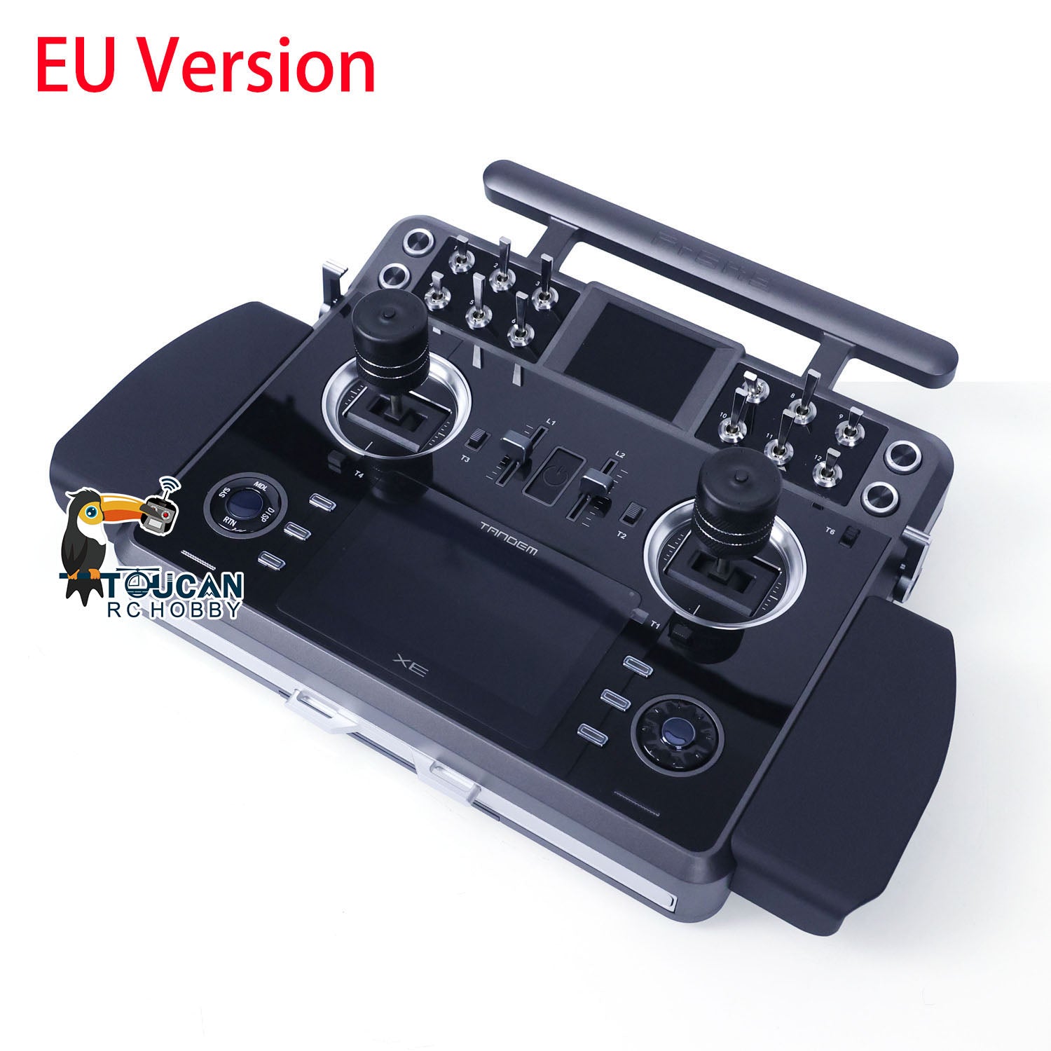 FrSky Tandem XE Transmitter with 3D Gimbal - 4000mAh/7.4V Battery RC Truck Remote Controller - ETHOS System - 86x61x20mm - 8GB Storage - Perfect for RC Cars, Drones, and Airplane Models