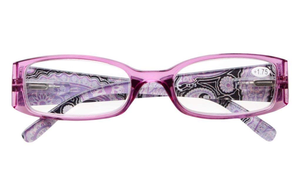 Eyekepper 5 Pairs Women's Reading Glasses with Sunglasses - Fashionable Readers for Women, Lightweight & Comfortable - Perfect for Reading, Computer Use, and Outdoor Activities