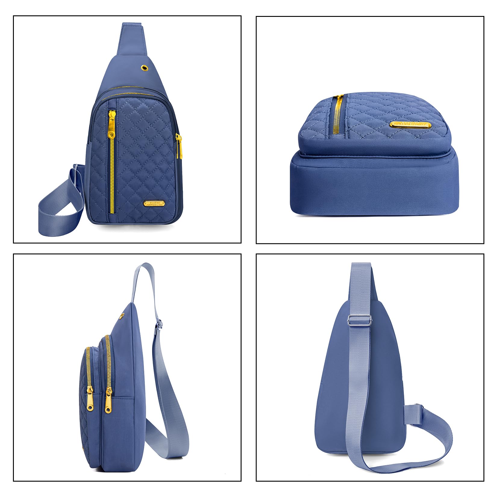 Stylish Unisex Crossbody Sling Bag for Women & Men - Lightweight Casual Shoulder Backpack - Perfect for Travel, Shopping, and Everyday Use