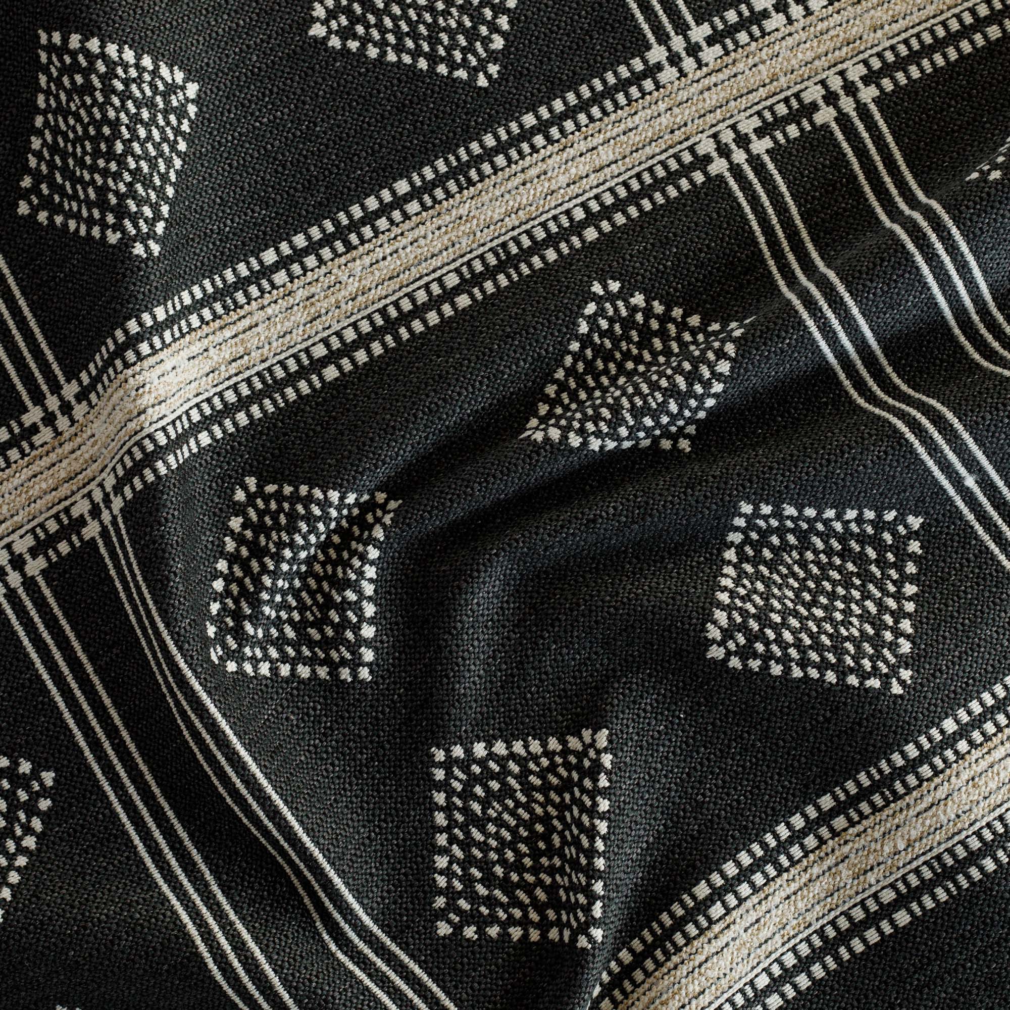 Premium Hobbs Fabric in Graphite - Soft, Durable & Stylish Upholstery Material for Sofas, Chairs & Home Decor