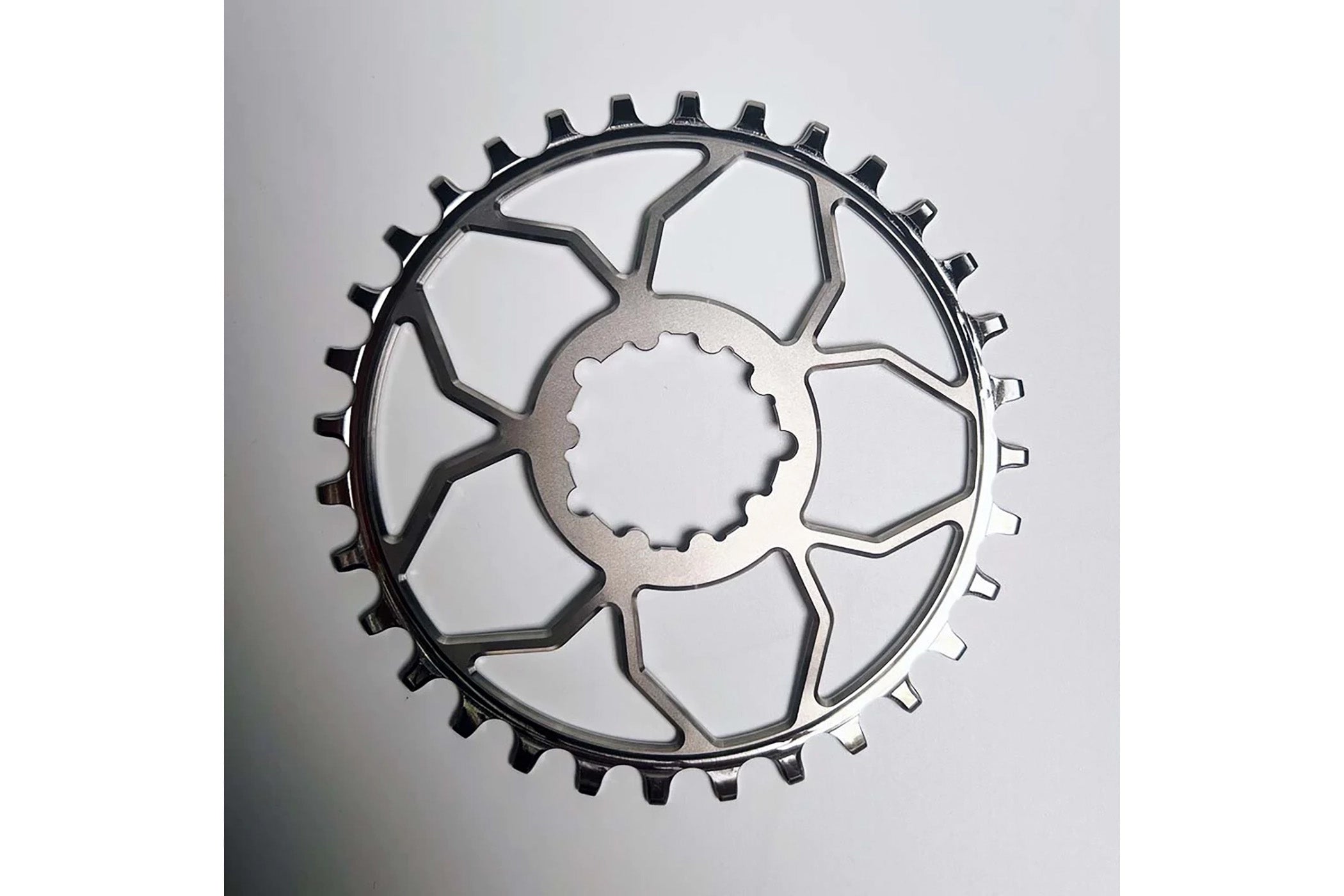 5DEV Titanium Direct Mount Chainring - Lightweight & Durable Bike Chainring for MTB & Road Bikes - Perfect for Mountain Biking, Road Cycling & Performance Upgrades