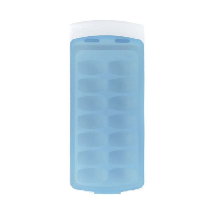 OXO No Spill Ice Cube Tray with Lid - Leakproof Silicone Ice Tray for Freezer, Perfect for Cocktails, Iced Coffee & Smoothies