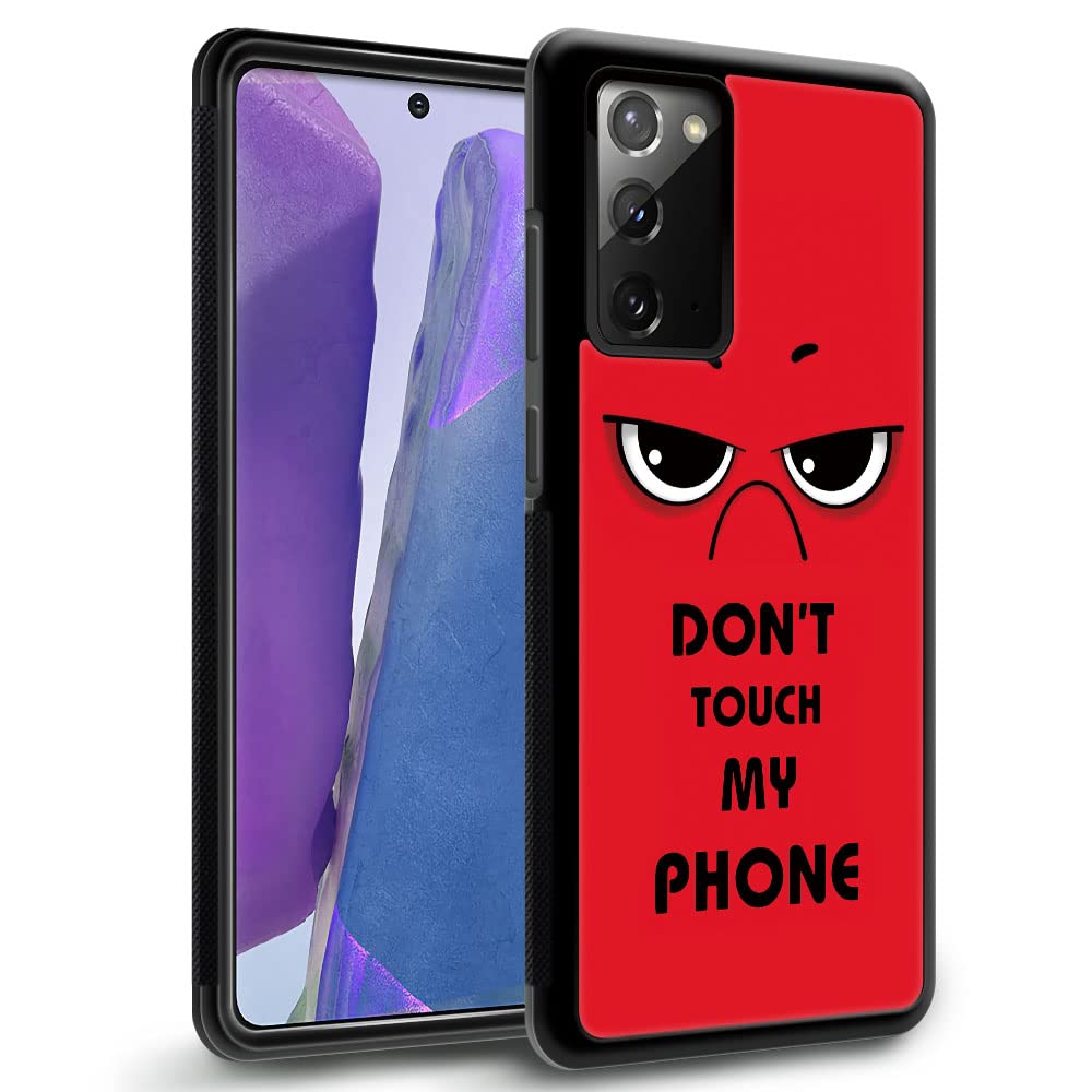 Shockproof Non-Slip TPU Protective Case for Samsung Galaxy Note20 (6.7-inch) - Angry Warning 