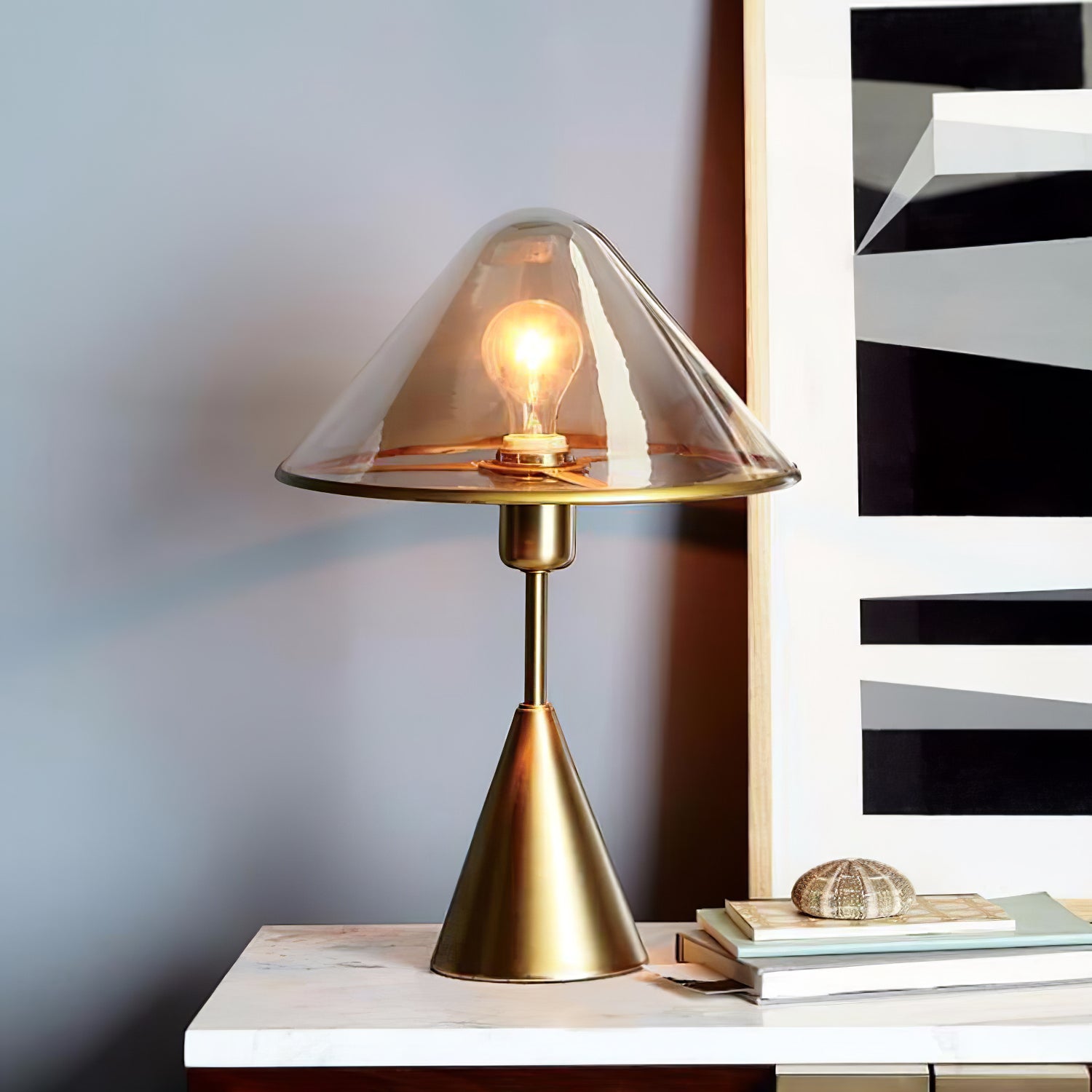 Mushroom Table Lamp - Soft LED Night Light for Bedroom, Nursery, Living Room - Warm White & Dimmable - Perfect for Kids, Adults, Home Decor & Relaxation