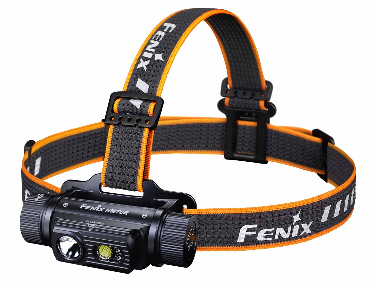 Fenix HM70R Rechargeable Headlamp - 1600 Lumens, USB-C Charging, Waterproof Headlight for Camping, Hiking, Running & Outdoor Adventures