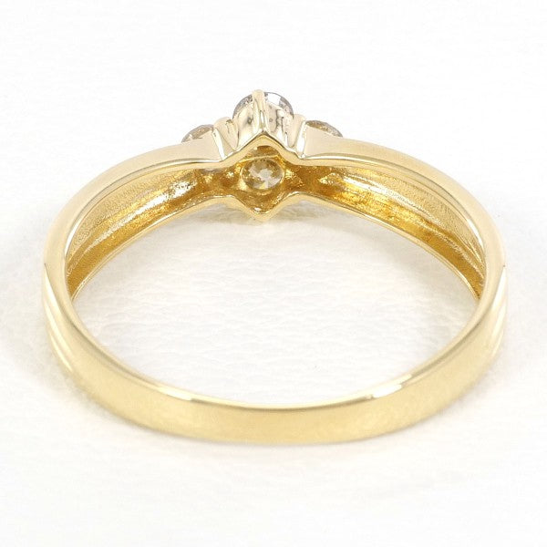 18K Yellow Gold Diamond Ring for Women - Elegant Solitaire Engagement & Wedding Band - Perfect for Proposals, Anniversaries, and Special Occasions