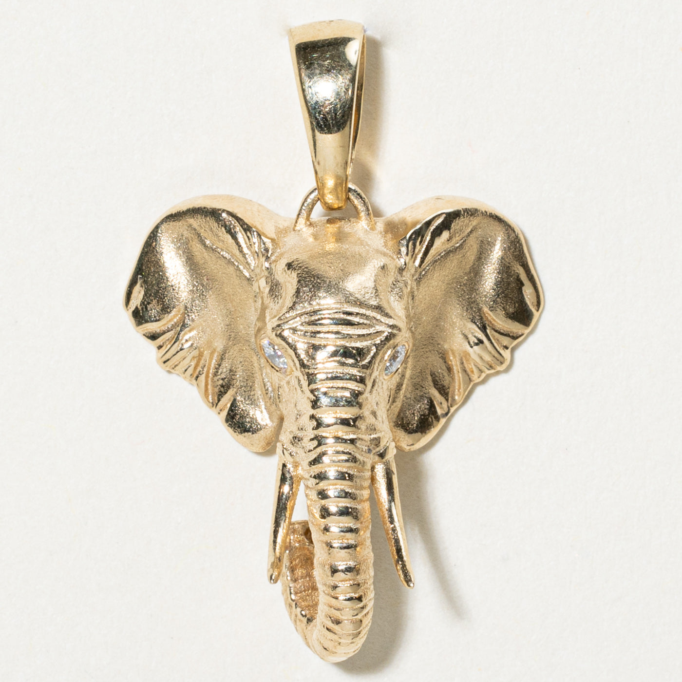 0.05ctw Diamond Elephant Head Pendant Necklace - Elegant Animal Jewelry for Women - Perfect Gift for Birthday, Anniversary & Special Occasions