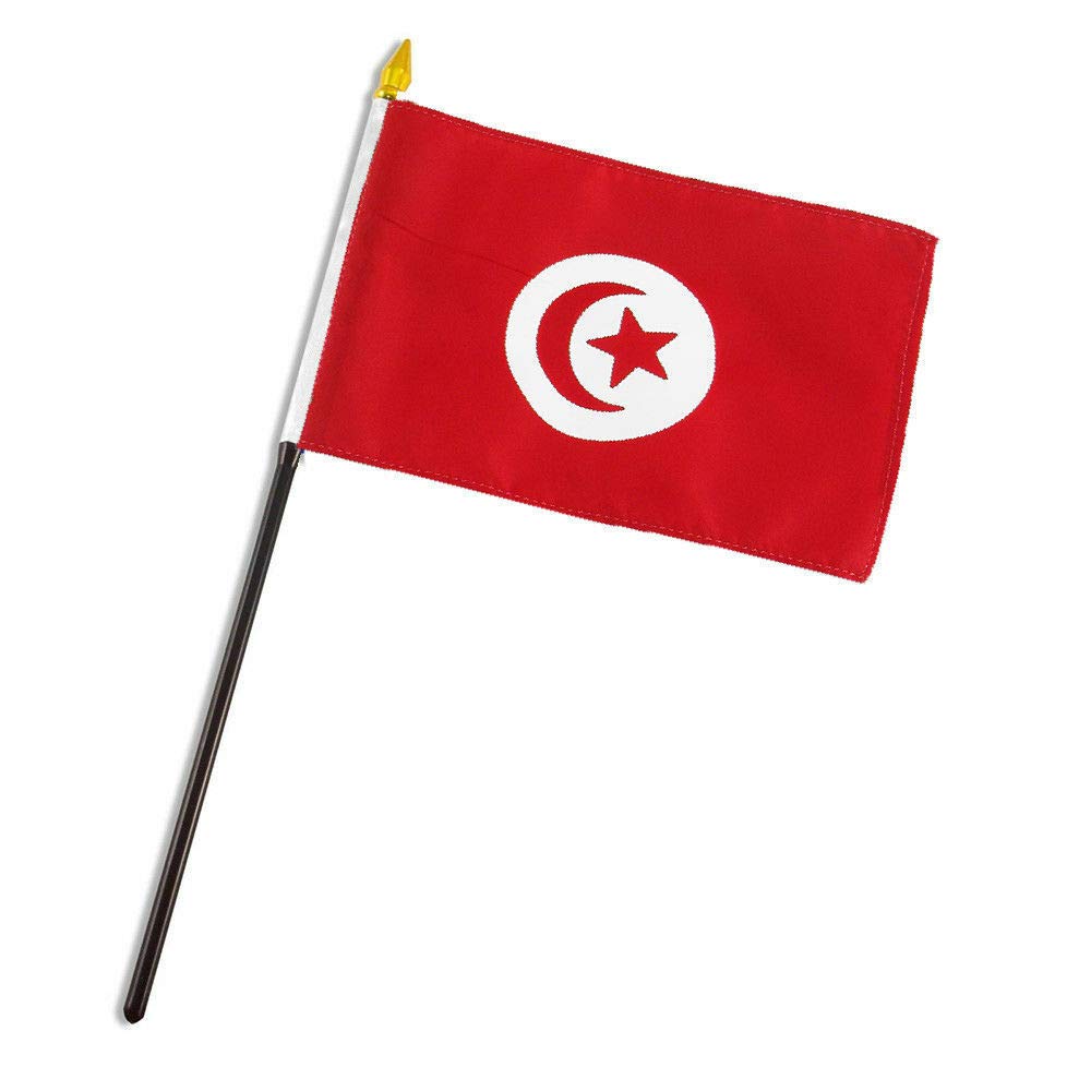 Tunisia Stick Flag 4