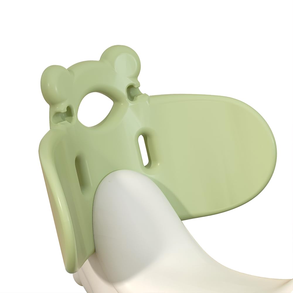 Wooden Rocking Horse for Toddlers - Balance Bike Ride-On Toy with Push Handle & Backrest - Safe & Stable Balance Board - Perfect Birthday Gift for Kids (Green) - Indoor & Outdoor Play, Nursery Decor, Early Childhood Development
