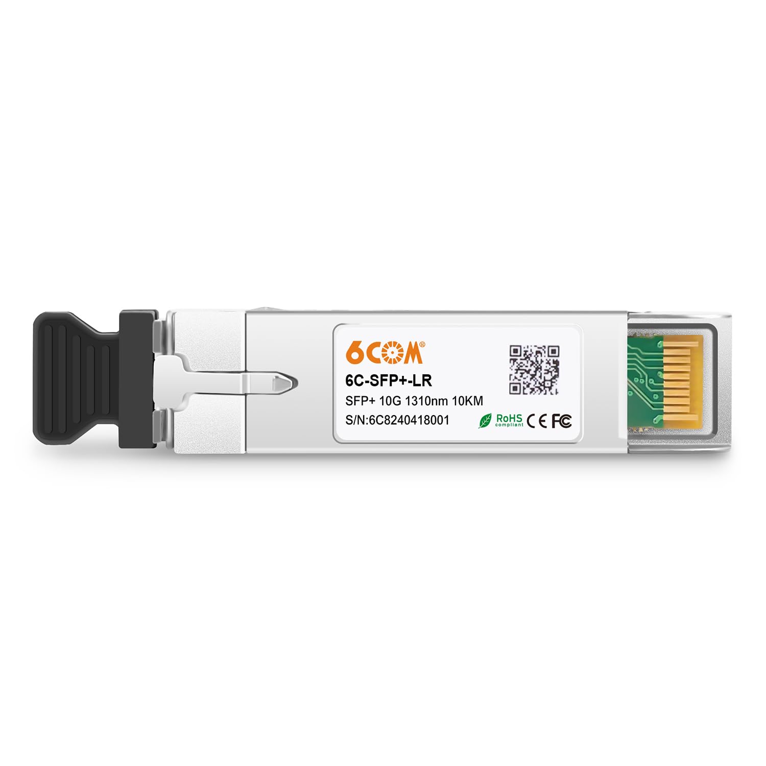 10-Pack 10GBase-LR SFP+ Transceiver Modules - 10G LC Single Mode Fiber Optic for Cisco SFP-10G-LR, Meraki MA-SFP-10GB-LR, Ubiquiti UF-SM-10G - Compatible with Mikrotik, D-Link, Supermicro, Netgear (1310nm, 10km) - Ideal for Data Centers, Enterprise Networks & High-Speed Internet Connections