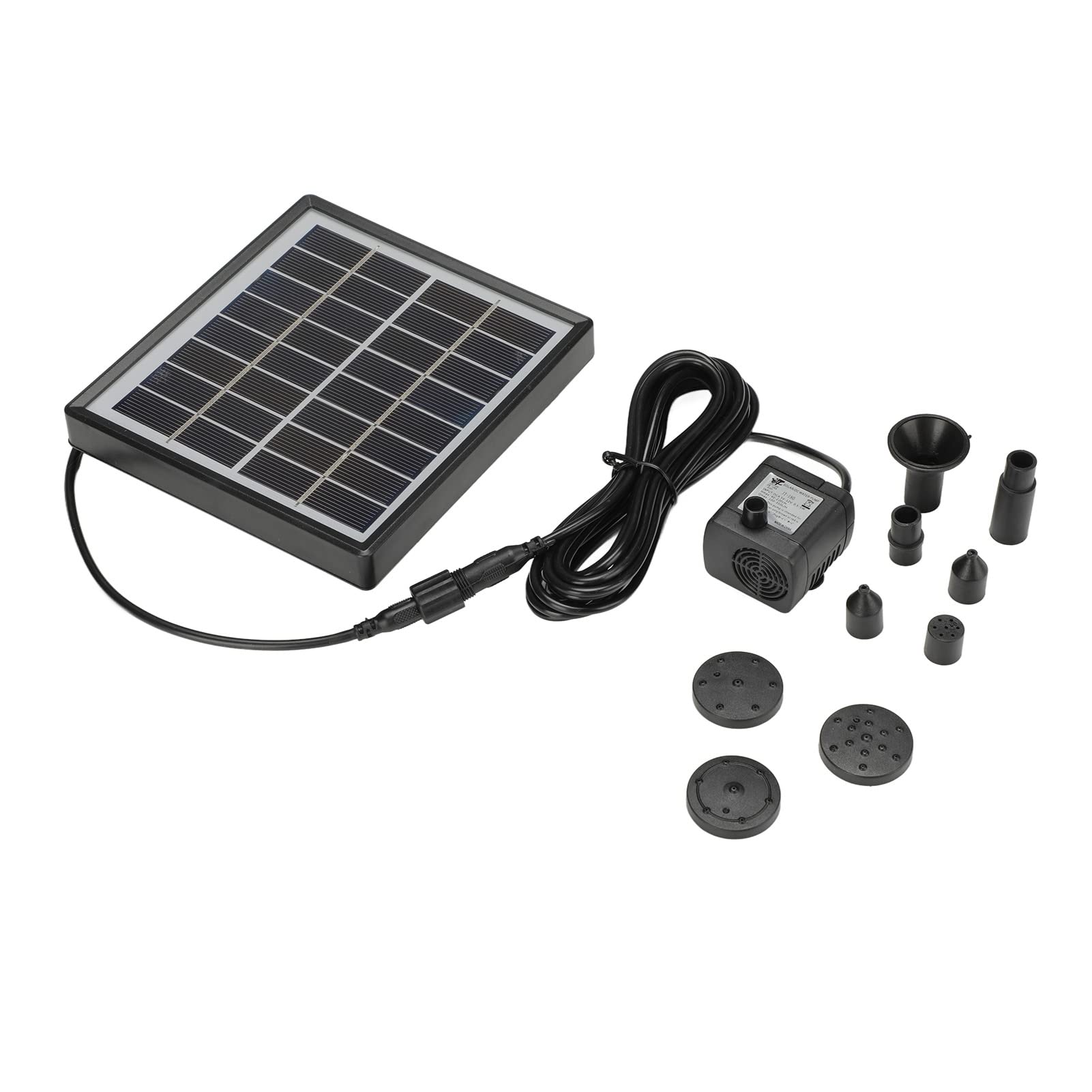 Energy Efficient 2W Solar Fountain Pump for Garden, Bird Bath & Small Pond | Eco-Friendly Outdoor Water Feature | Perfect for Backyard Decor & Wildlife Attraction