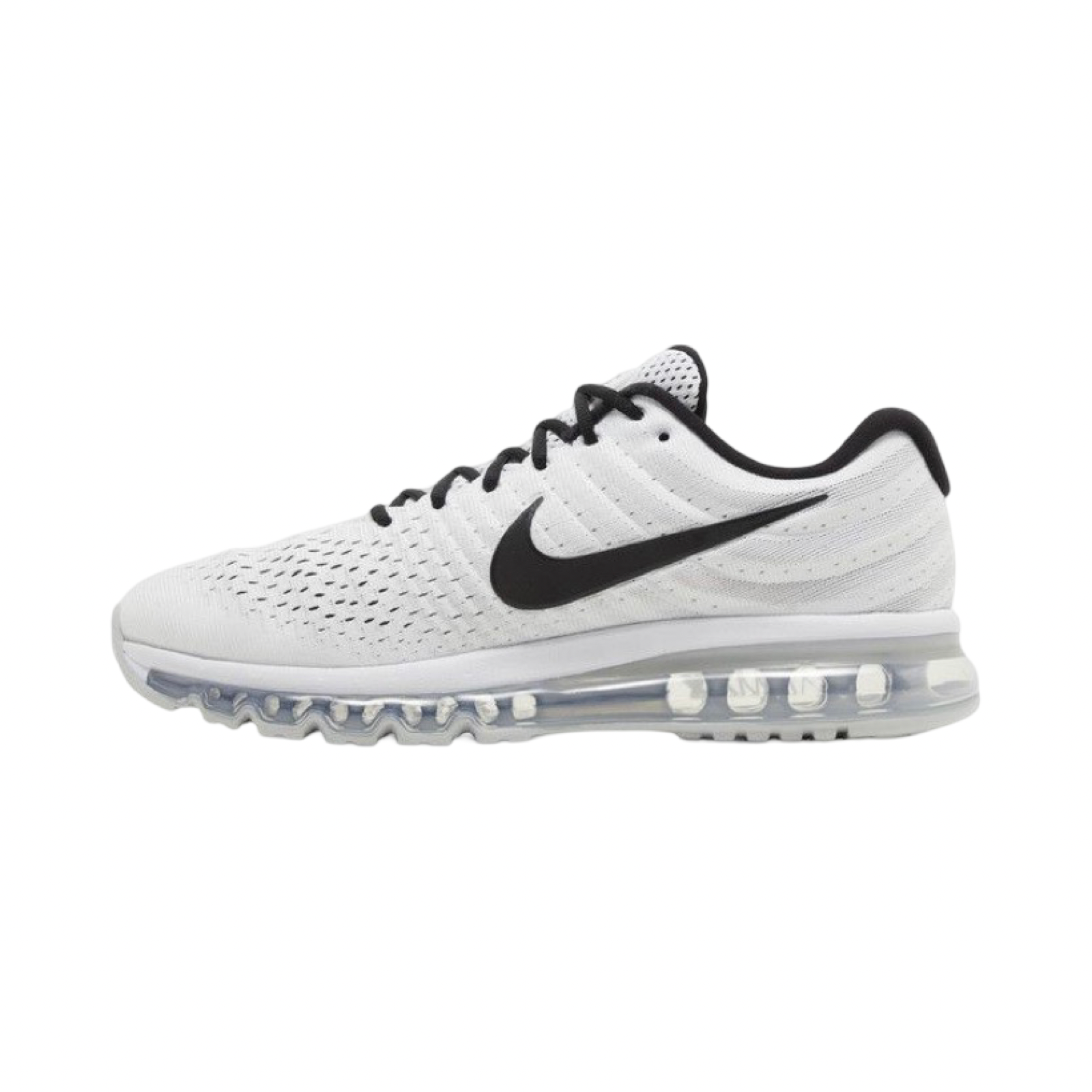 Nike Air Max 2017 Running Shoes for Men - White Black Pure Platinum - Lightweight Cushioned Sneakers for Jogging, Gym & Everyday Wear
