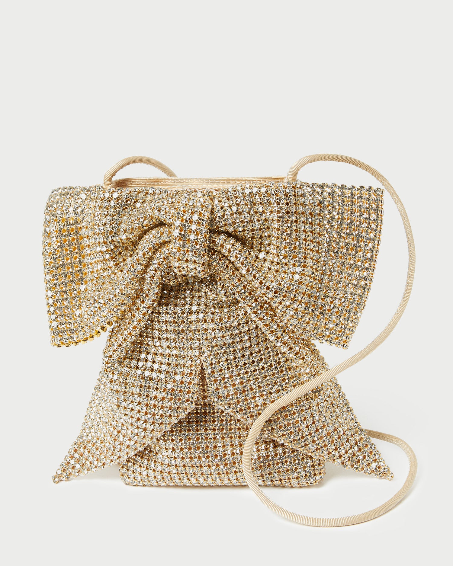 Elegant Violet Gold Diamanté Bow Crossbody Bag for Women - Perfect for Parties, Weddings & Evening Events