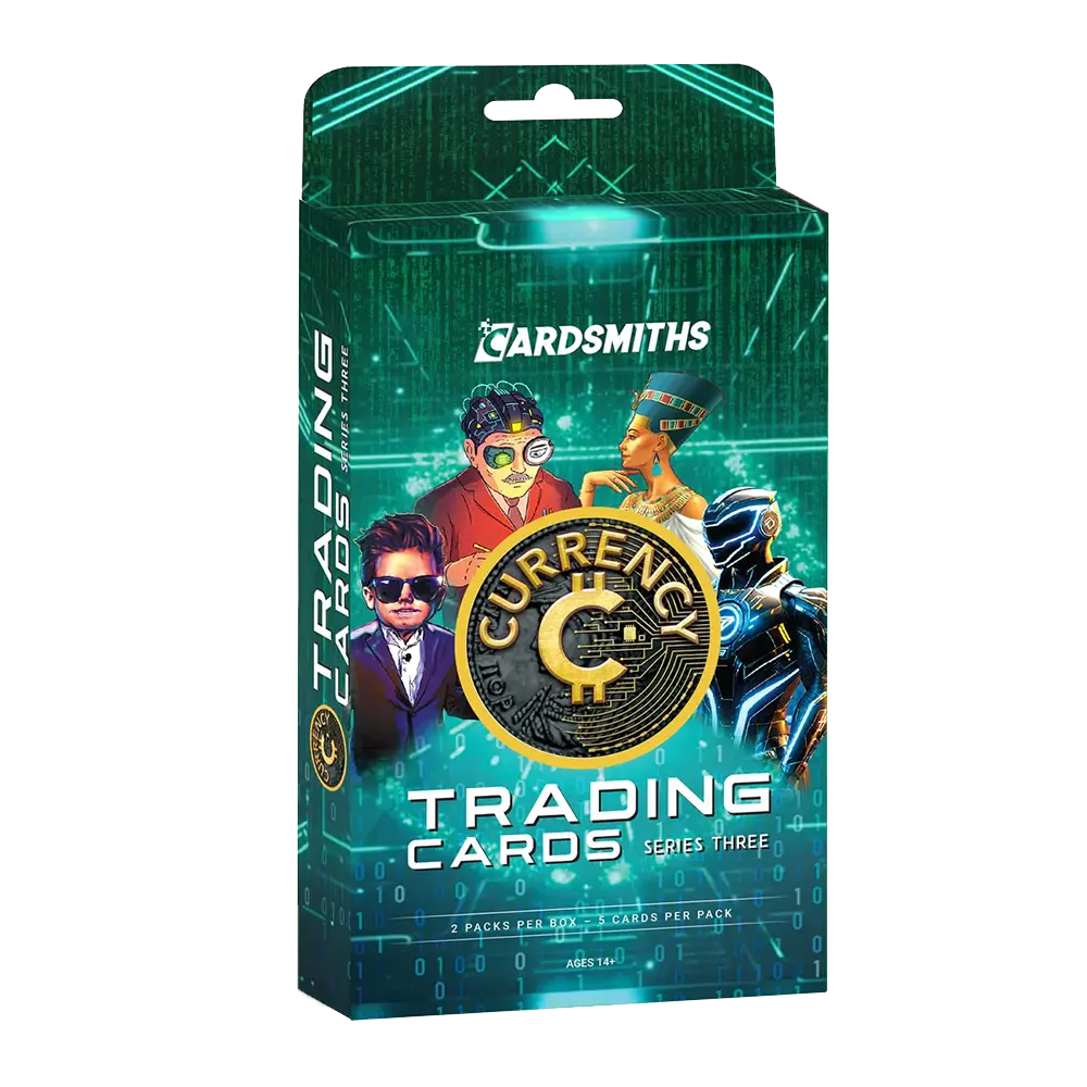Cardsmiths Currency Series 3 Trading Cards Collector Box - Rare & Limited Edition Trading Cards for Collectors - Perfect for Trading, Gifting & Display
