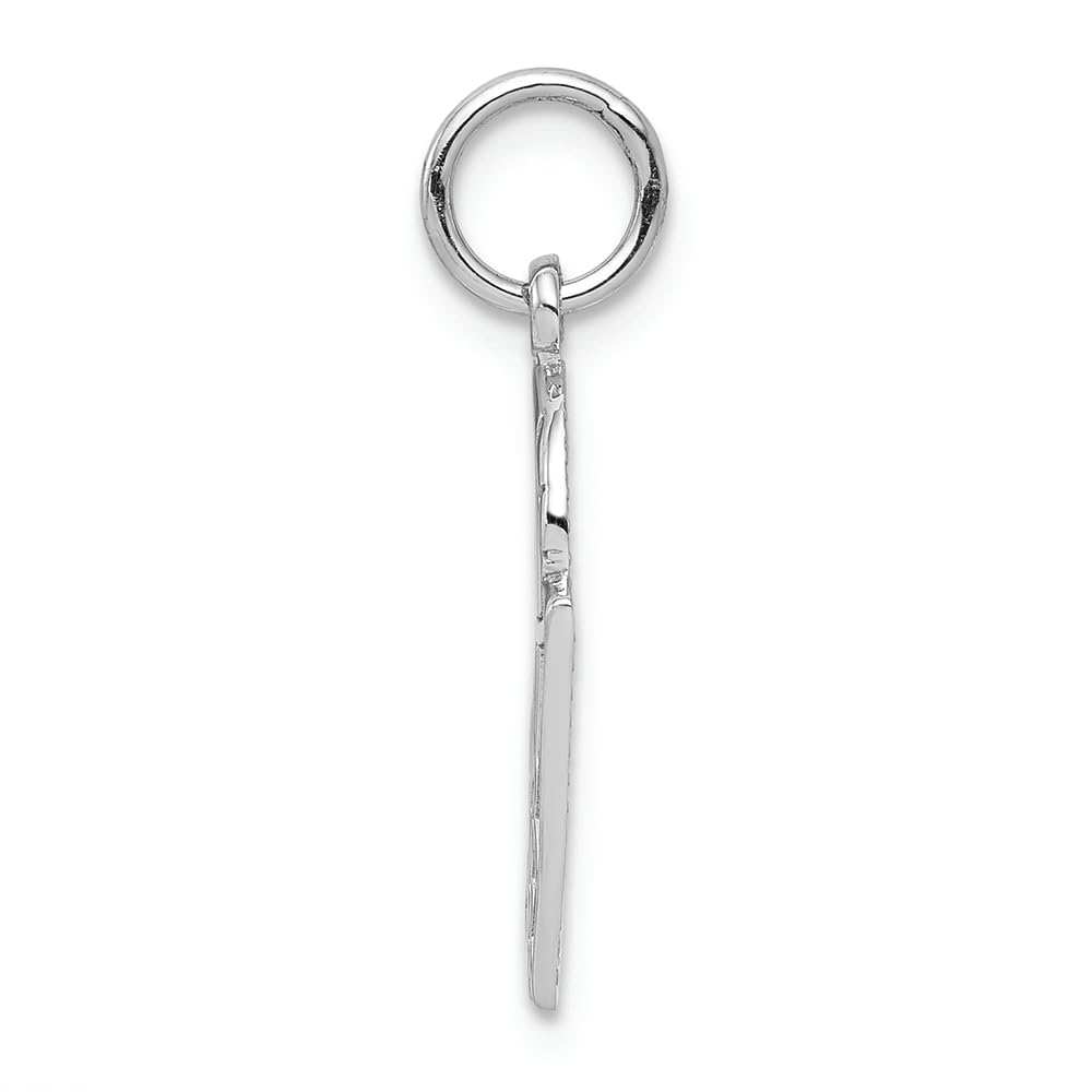 10k White Gold Basketball Net Charm Pendant Necklace - Dainty Sports Jewelry for Basketball Lovers - Perfect Gift for Players, Coaches & Fans - Game Day, Graduation & Birthday Accessories