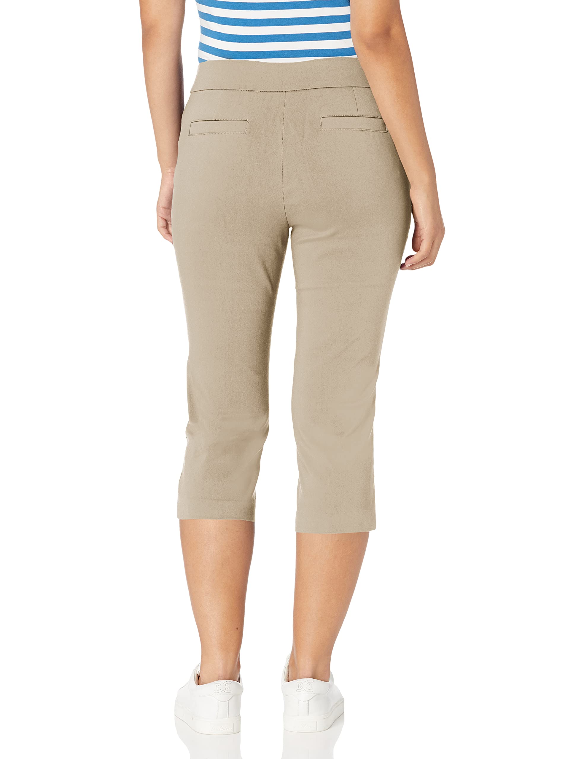 Briggs New York Women's Capri Pants with Pockets for Casual Wear