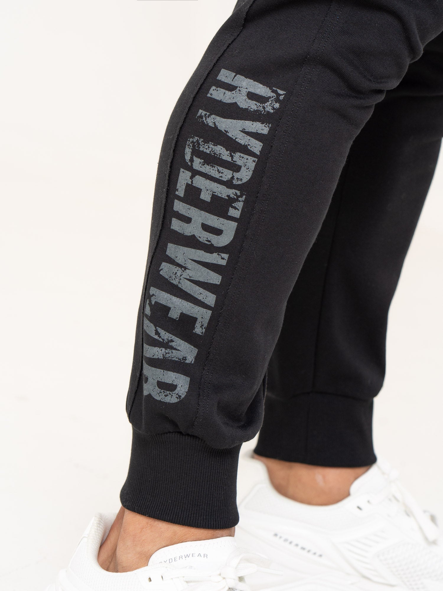 Force Track Pants for Men - Black Athletic Joggers with Comfort Fit - Perfect for Running, Gym Workouts & Casual Wear