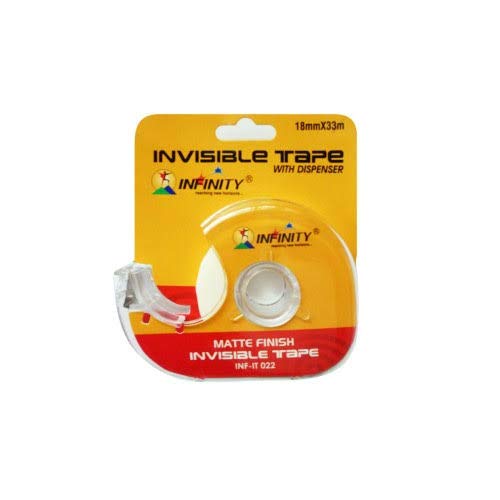 Highland 6200 Invisible Tape 1/2 Inch x 1296 Inches - Clear Adhesive Tape for Packaging, Sealing, Crafts & Office Use