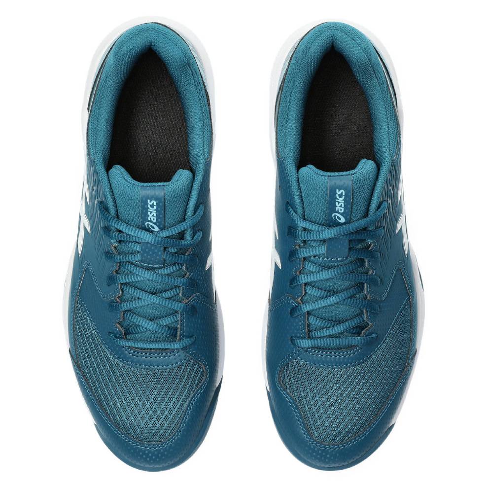 ASICS Gel-Dedicate 8 Men's Tennis Shoes - Lightweight Performance Court Shoes for Men (Teal/White) - Perfect for Tennis, Pickleball & Casual Wear