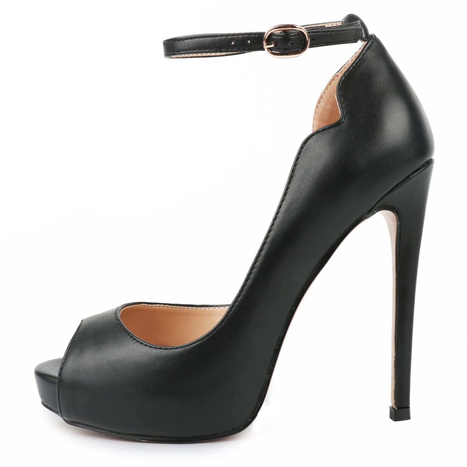 Eithy Women's Platform Pumps Thin High Heel Shoes for Wedding, Party, Prom - Comfortable & Stylish Dress Shoes for Women's Formal Occasions