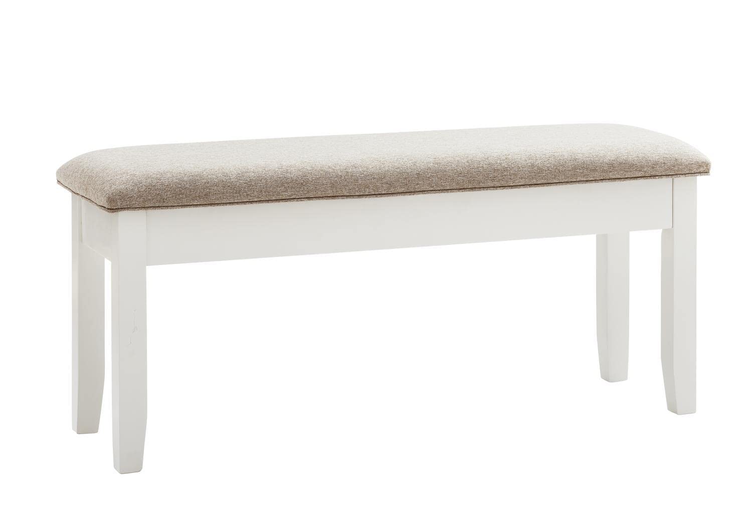Jane Padded Seat Storage Bench - Upholstered Entryway Bench with Hidden Storage for Shoes & Blankets - Perfect for Living Room, Bedroom, or Hallway Organization
