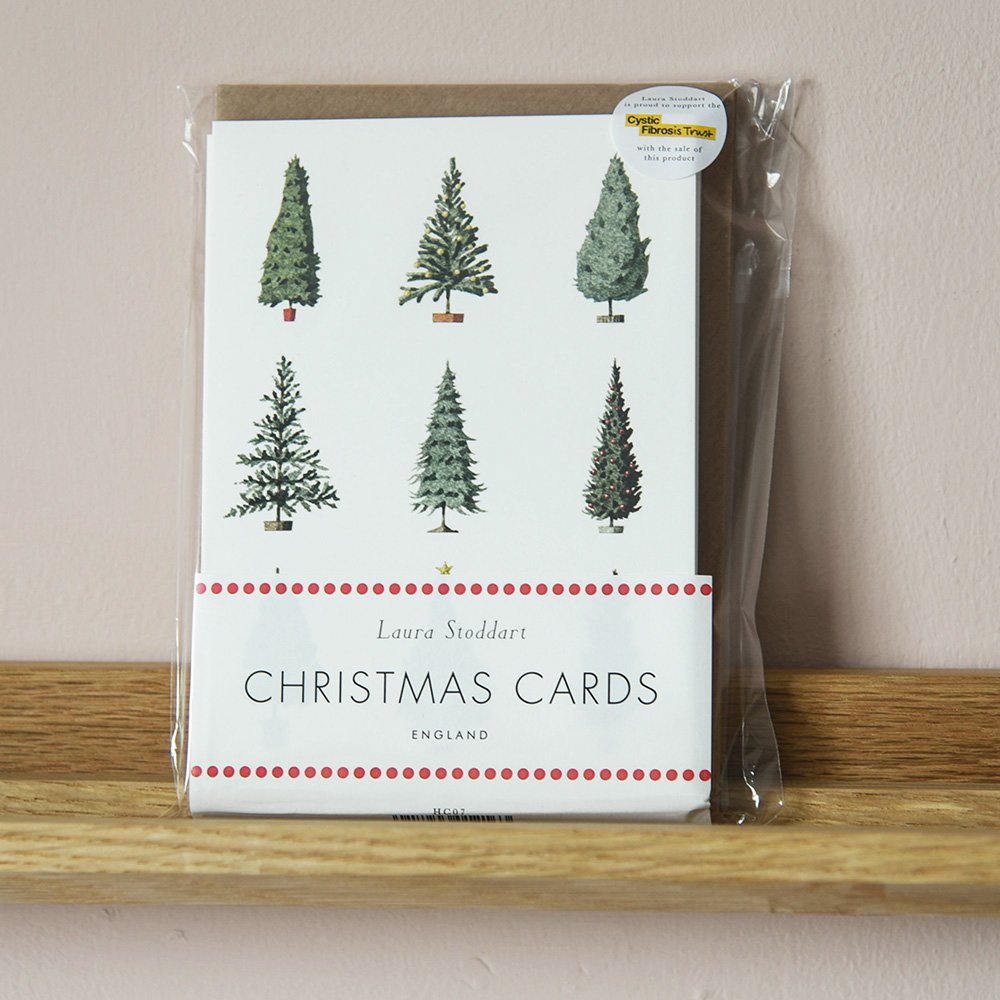 10-Pack Christmas Cards with Festive Tree Design - Perfect for Holiday Greetings, Gift Tags & Home Decor