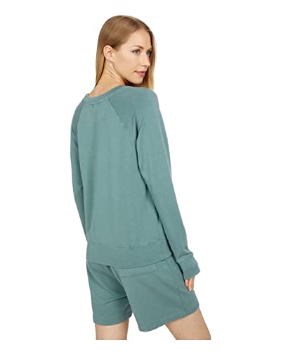 Trendy Cropped Sweatshirt for Women - Soft Green Pullover | Casual Streetwear, Gym & Lounge Wear