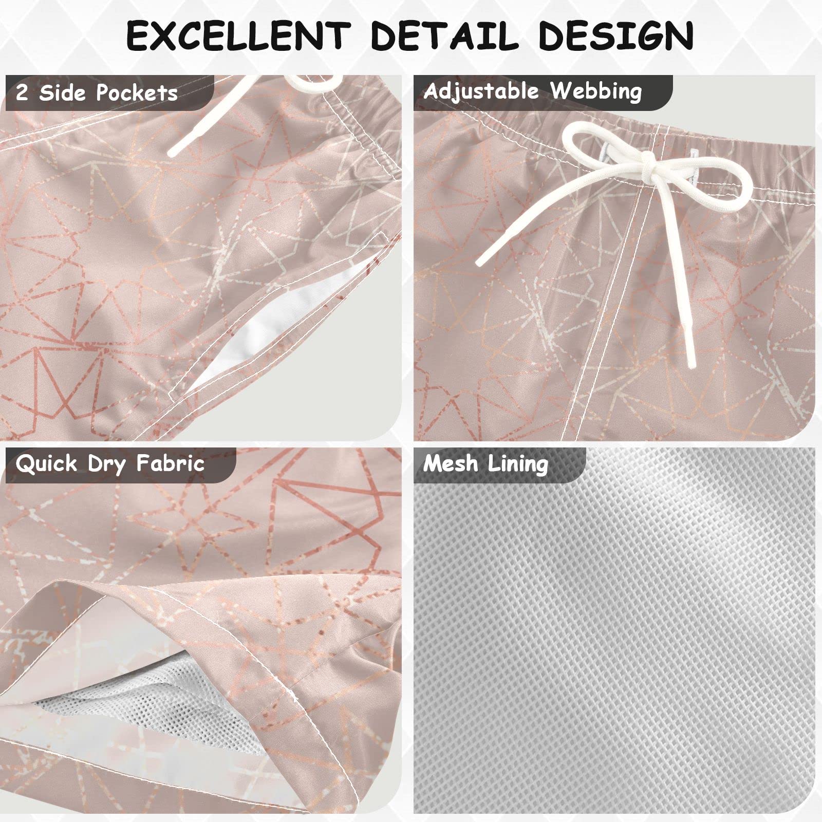 Linqin Spider Web Boys Swim Trunks - Quick Dry Toddler Swim Shorts for Beach & Pool (2-16 Years) | Perfect for Swimming, Surfing & Summer Water Activities