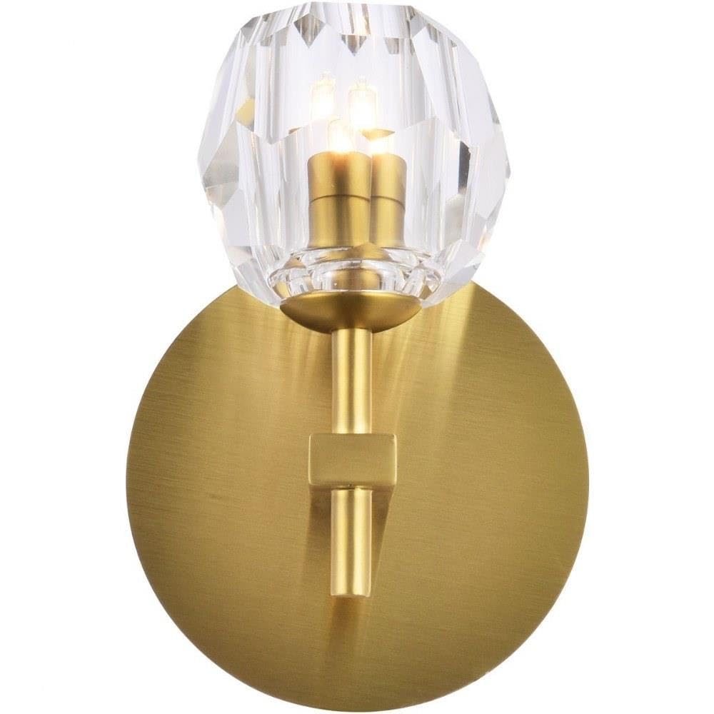 Luxury Gold Wall Sconce Light Fixture - Modern 1-Light Wall Lamp for Living Room, Bedroom, Kitchen & Hallway Decor | Perfect for Ambient Lighting & Home Interior Design