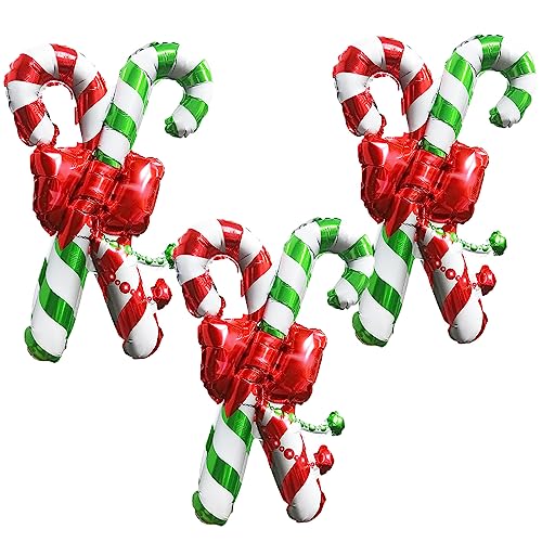 Candy Cane Foil Balloons