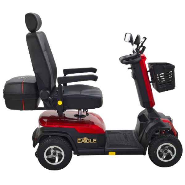 Golden Technologies Eagle 4 Wheel Mobility Scooter - Lightweight Electric Scooter for Adults & Seniors - Indoor/Outdoor Use for Shopping, Travel & Daily Mobility