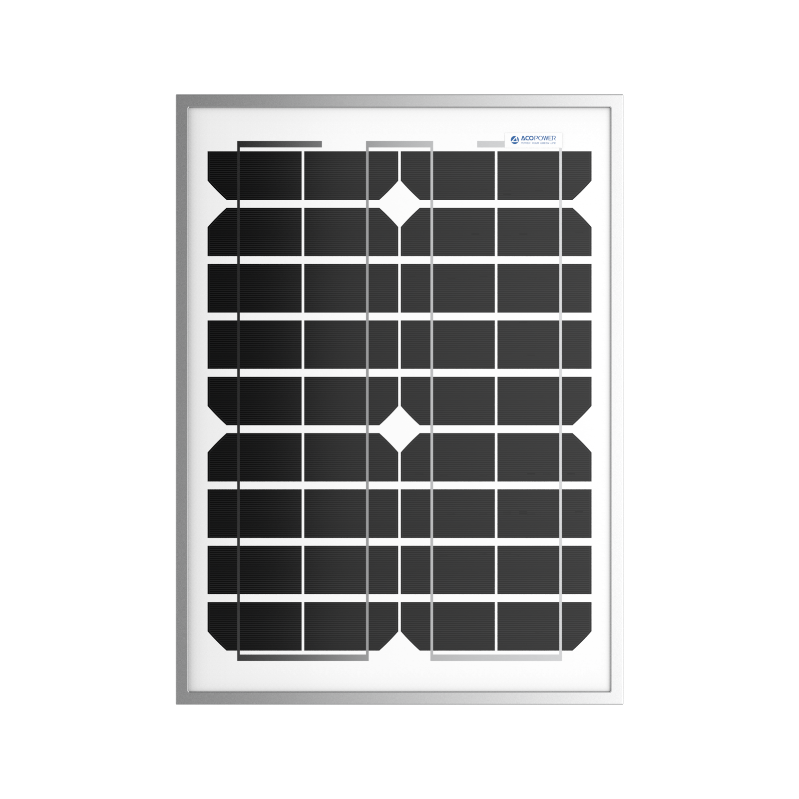 ACOPower 20W Monocrystalline Solar Panel for 12V Battery Charging - Portable Off-Grid Power for RV, Boat, Camping & Emergency Use