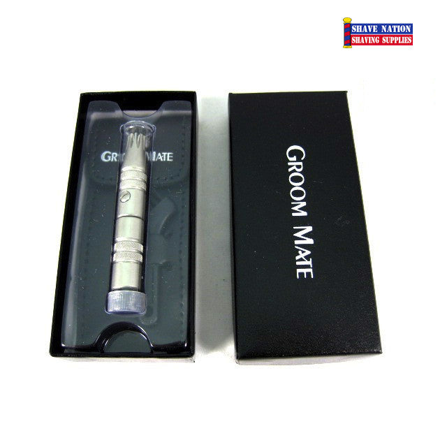 Groom Mate Platinum XL Plus Nose & Ear Hair Trimmer - Painless Grooming Tool for Men & Women - Perfect for Travel, Home & Personal Care