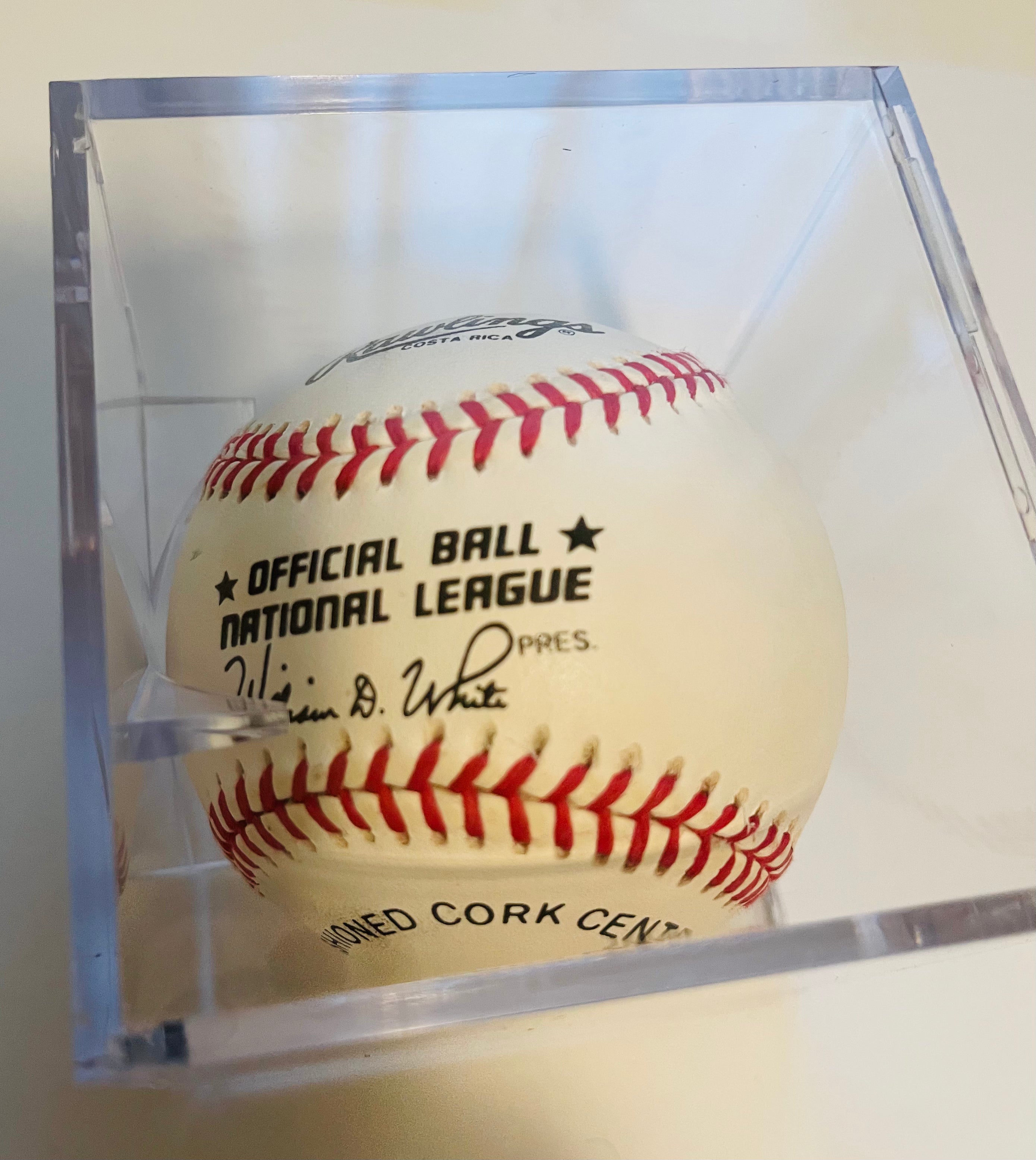 Pete Rose Autographed Baseball with COA - Limited Edition Inscribed Collectible for Sports Memorabilia Fans - Perfect for Display, Gifts & Home Decor