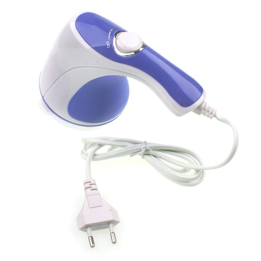 5 in 1 Electric Full Body Massager for Relaxation & Slimming - Blue Tone Spin Massage Device for Neck, Back, Shoulder & Leg Pain Relief - Perfect for Home, Office & Spa Use
