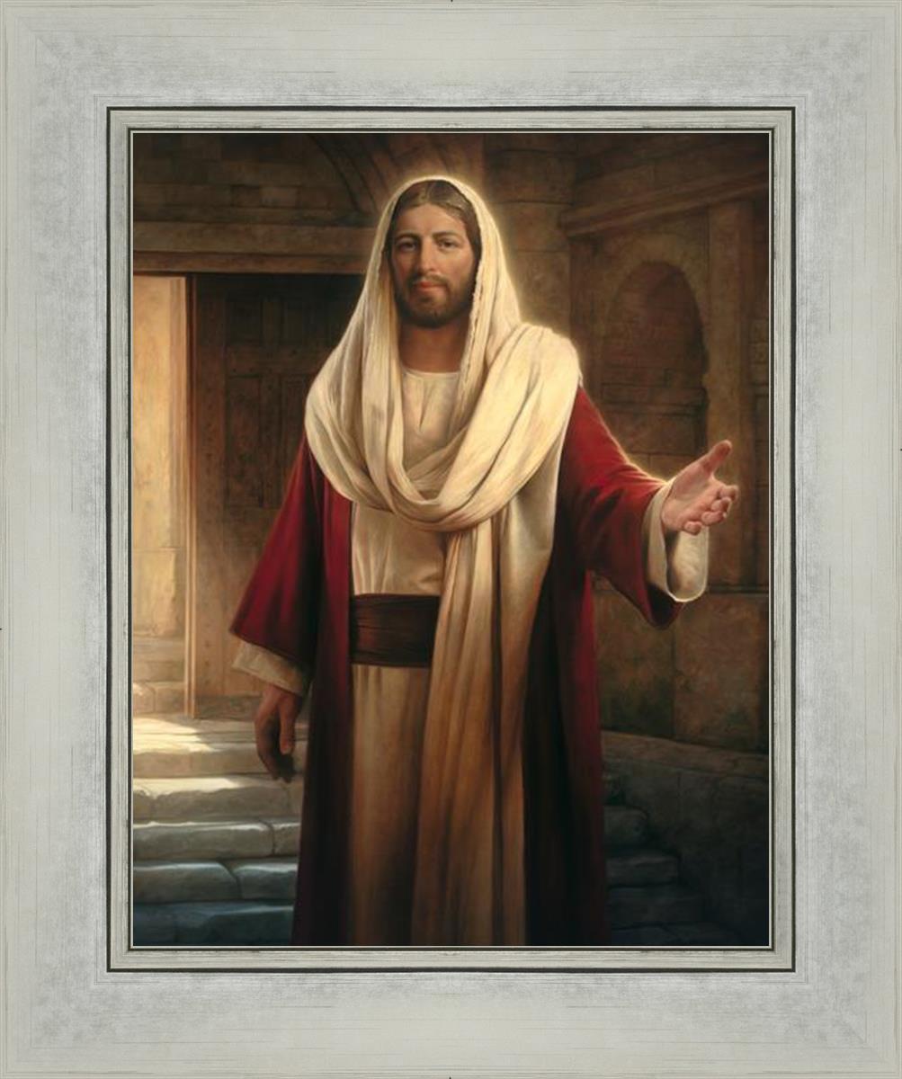 Come Follow Me by Howard Lyon - Inspirational Christian Art Print for Home, Church & Office Decor