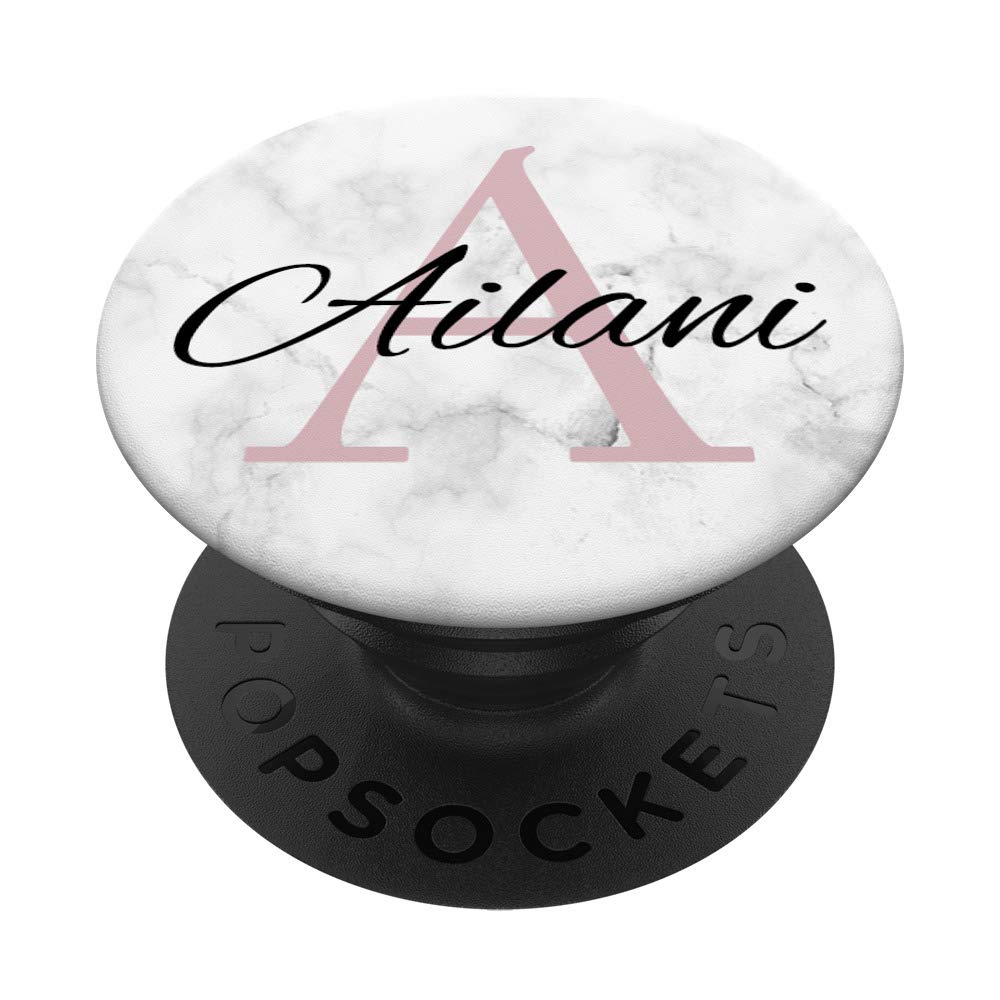 Ailani Rose Pink Monogram Letter A Girls Personalized Necklace - Elegant Initial Jewelry Gift for Women & Teens - Perfect for Birthdays, Anniversaries & Special Occasions