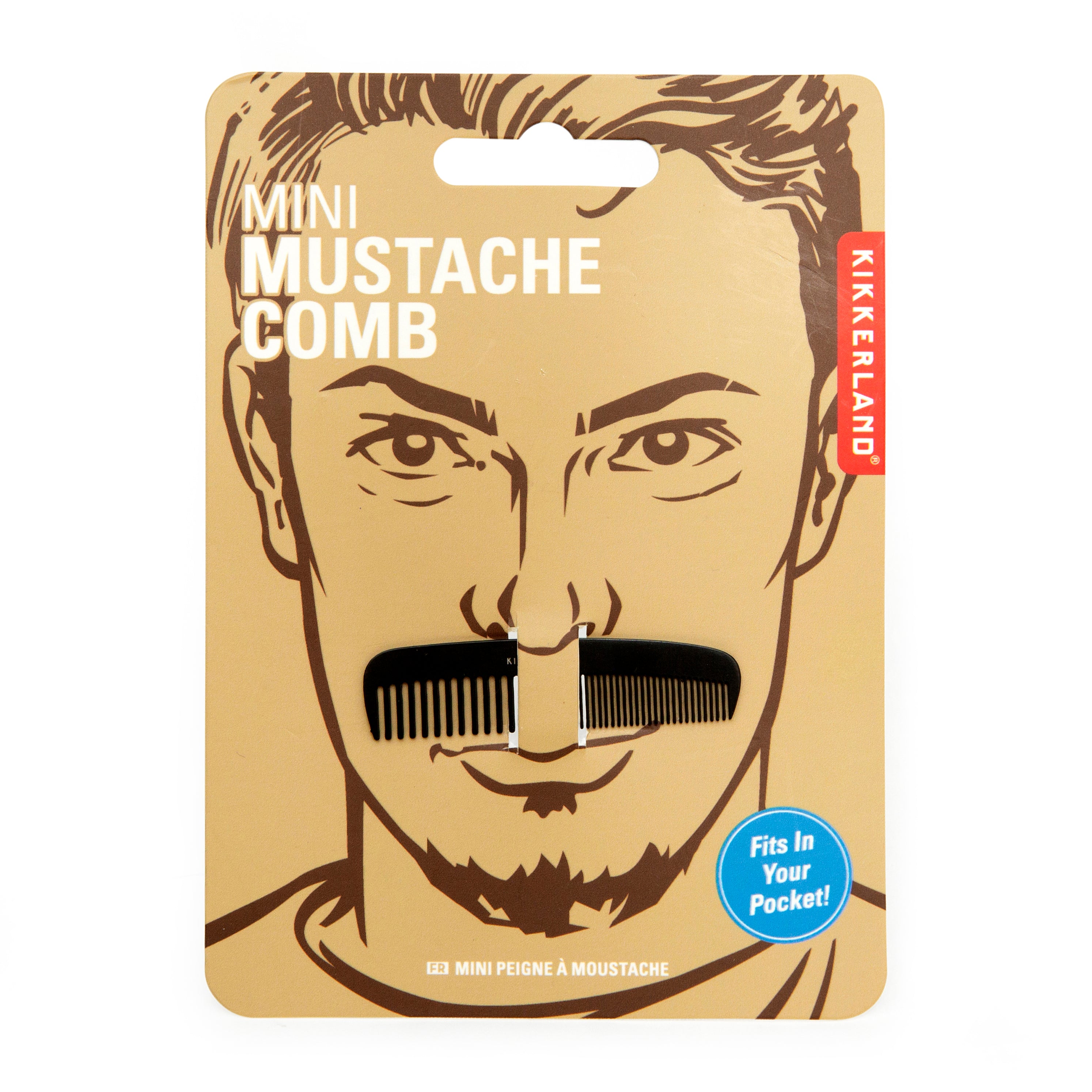 Mini Mustache Comb for Men - Portable Beard Grooming Tool - Perfect for Travel, Grooming Kits & Daily Styling