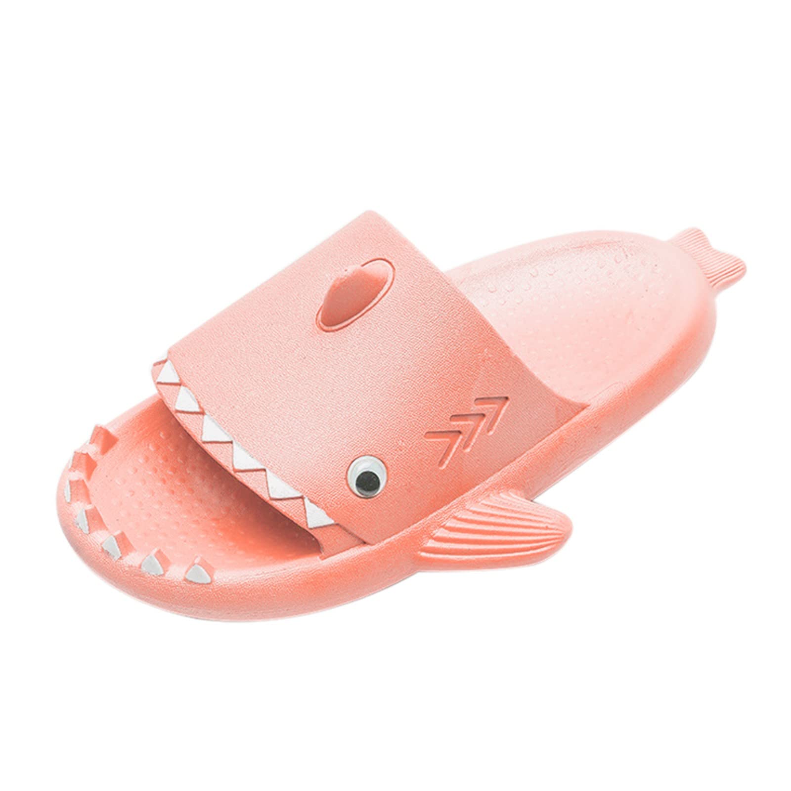 **Gaoqi Kids Light-Up Shark Slippers - Non-Slip Summer Sandals for Toddler Boys & Girls - Cute Cartoon House Shoes for Indoor/Outdoor Play**