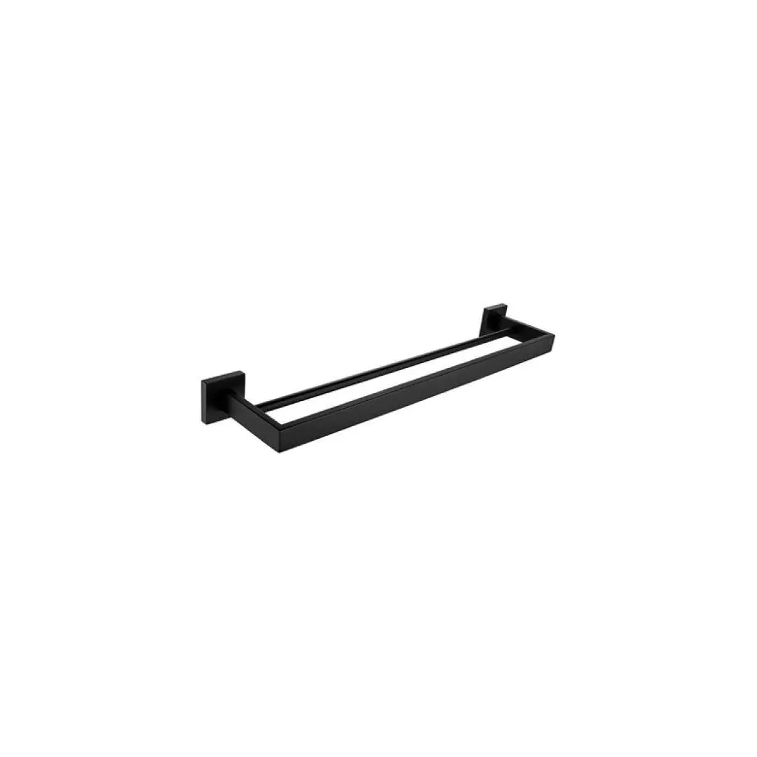 MADISON Double Towel Bar - 24 Inch Stainless Steel Bathroom Towel Rack for Kitchen & Bathroom Organization - Perfect for Hanging Hand Towels, Washcloths, and Robes